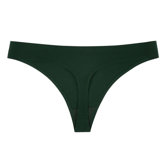 Low-waisted seamless cotton lingerie bodysuits - image 1