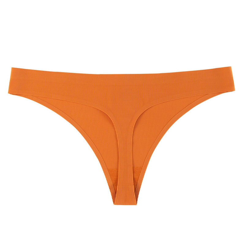 Low-waisted seamless cotton lingerie bodysuits