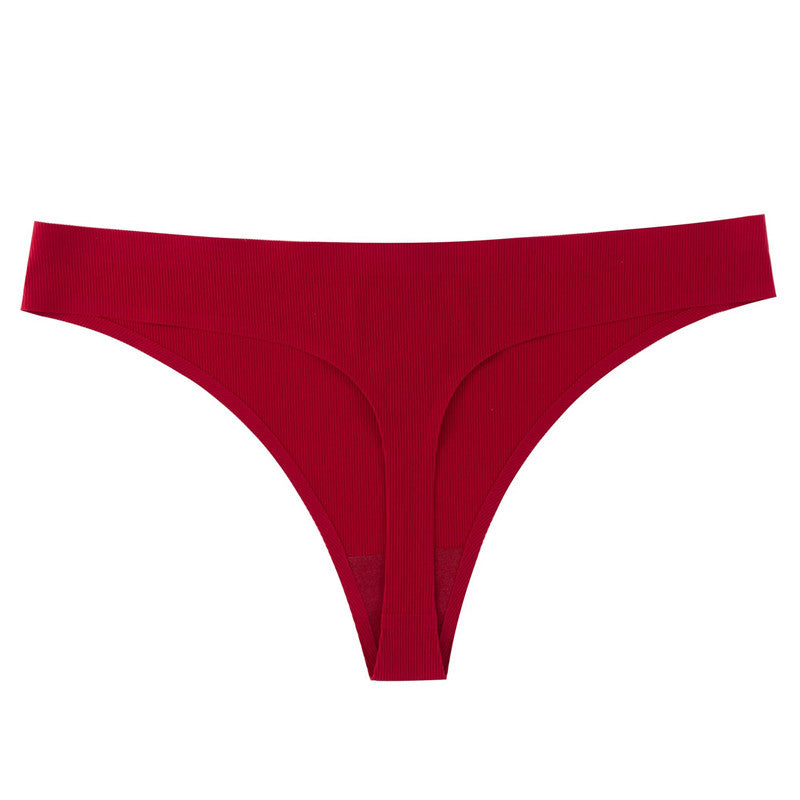 Low-waisted seamless cotton lingerie bodysuits