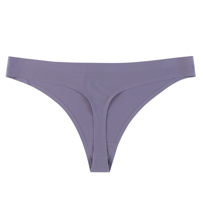Low-waisted seamless cotton lingerie bodysuits