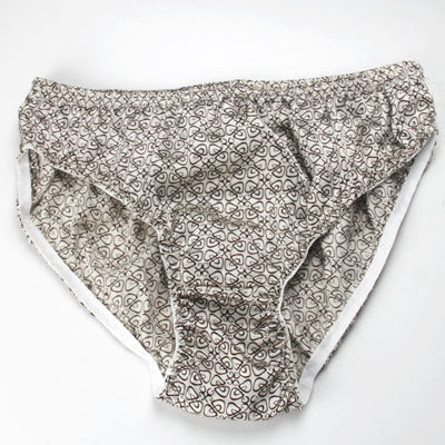 Elegant breathable leopard lingerie briefs