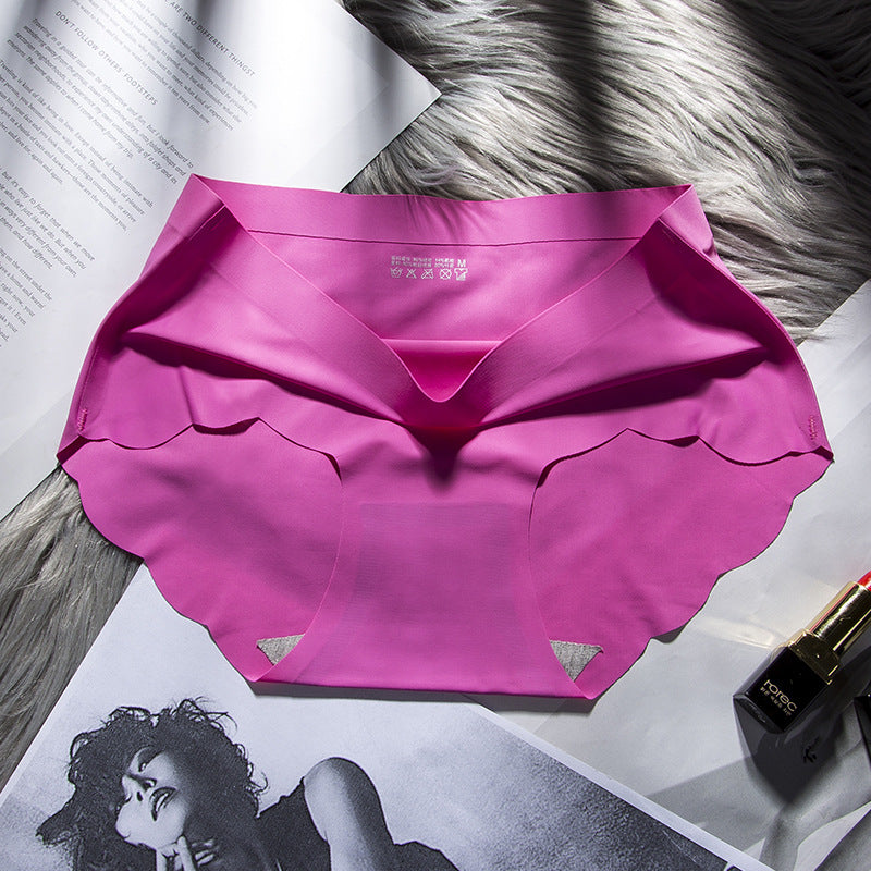 Seamless breathable cotton and silk lingerie briefs - image 4