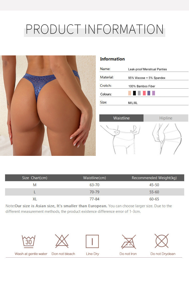 Low-waisted seamless lace and cotton lingerie briefs - image 4