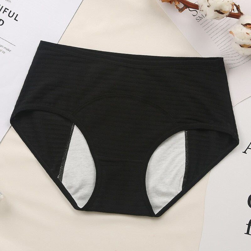 Elegant feminine cotton lingerie briefs - image 2