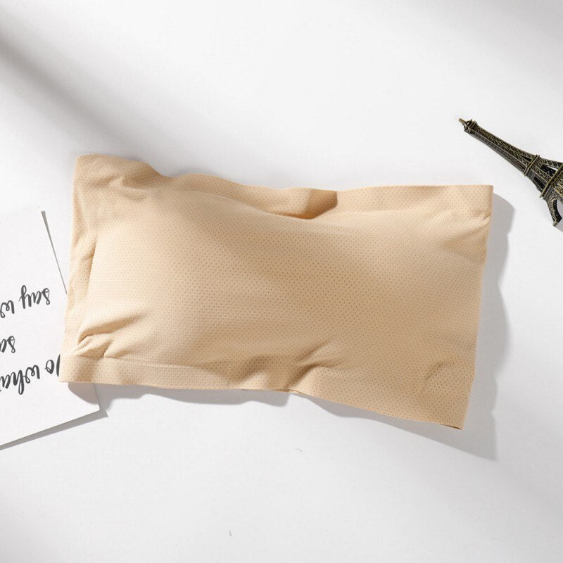 Breathable strapless silk and nylon lingerie briefs - image 3