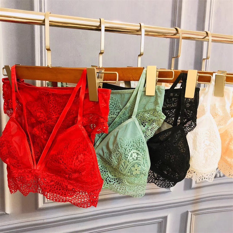 Lace and cotton lingerie briefs - image 1