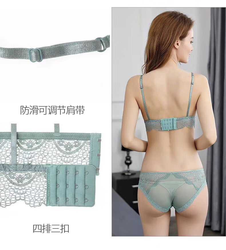 Lace and cotton lingerie briefs - image 3