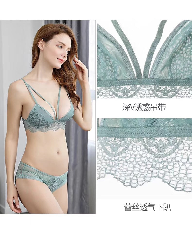 Lace and cotton lingerie briefs - image 4