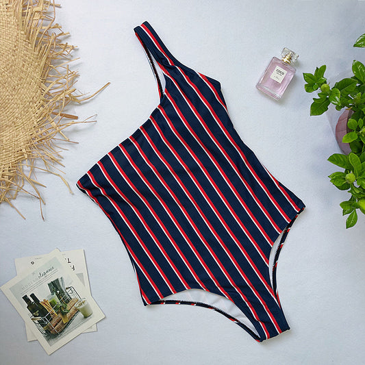 Black one-piece nylon intimate bikini set - product image 1