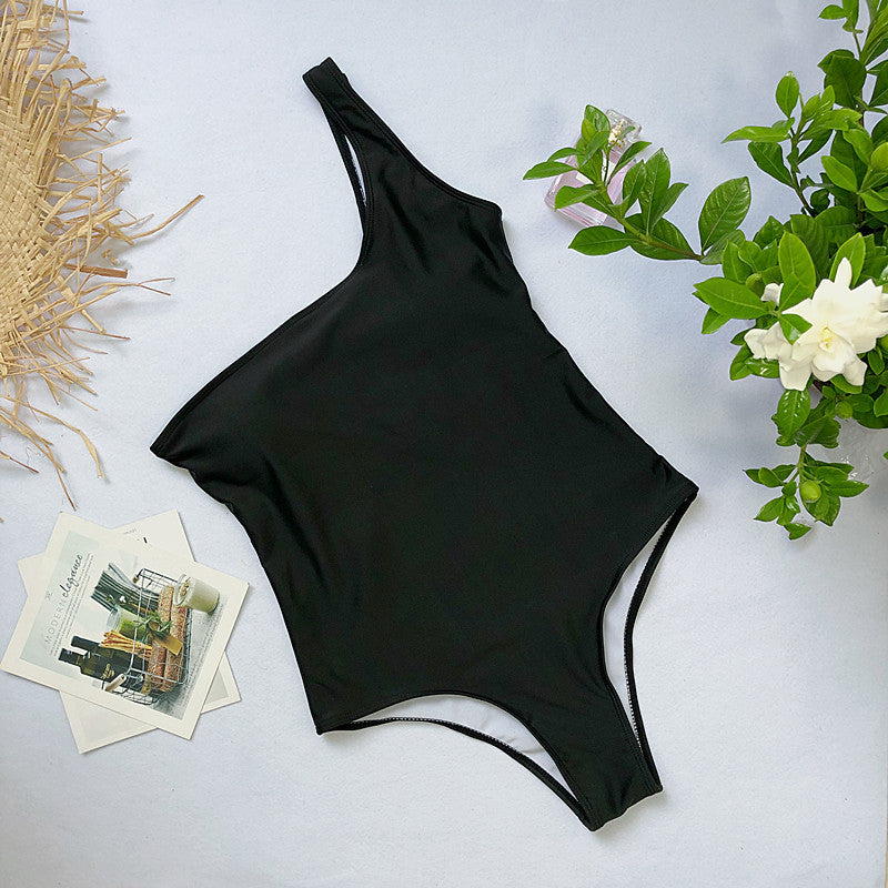 Black nylon swimsuits - image 3