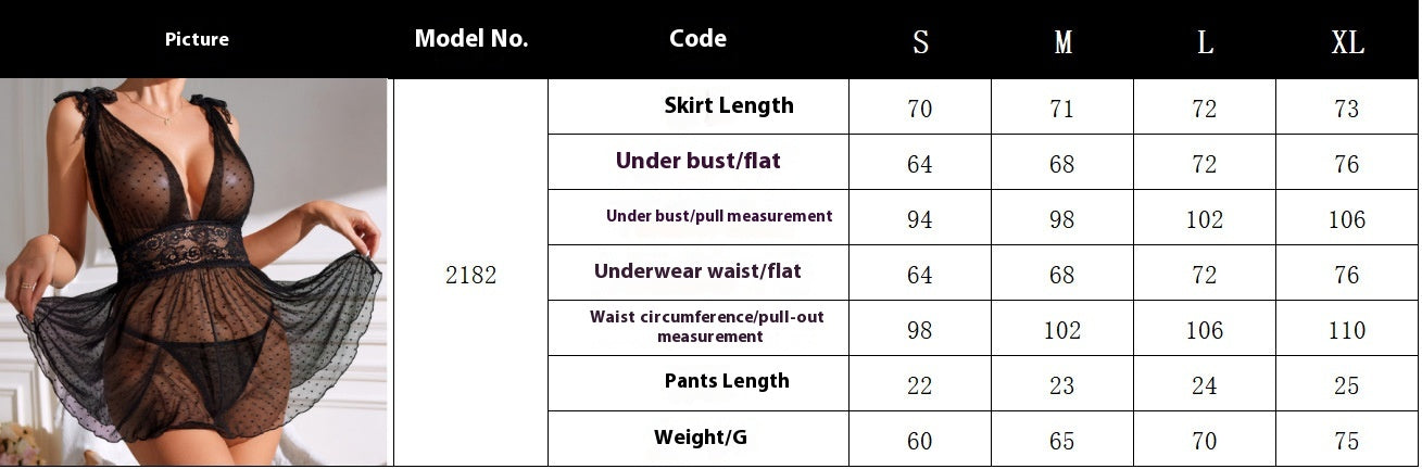 Lace and mesh lingerie skirt sets - image 4