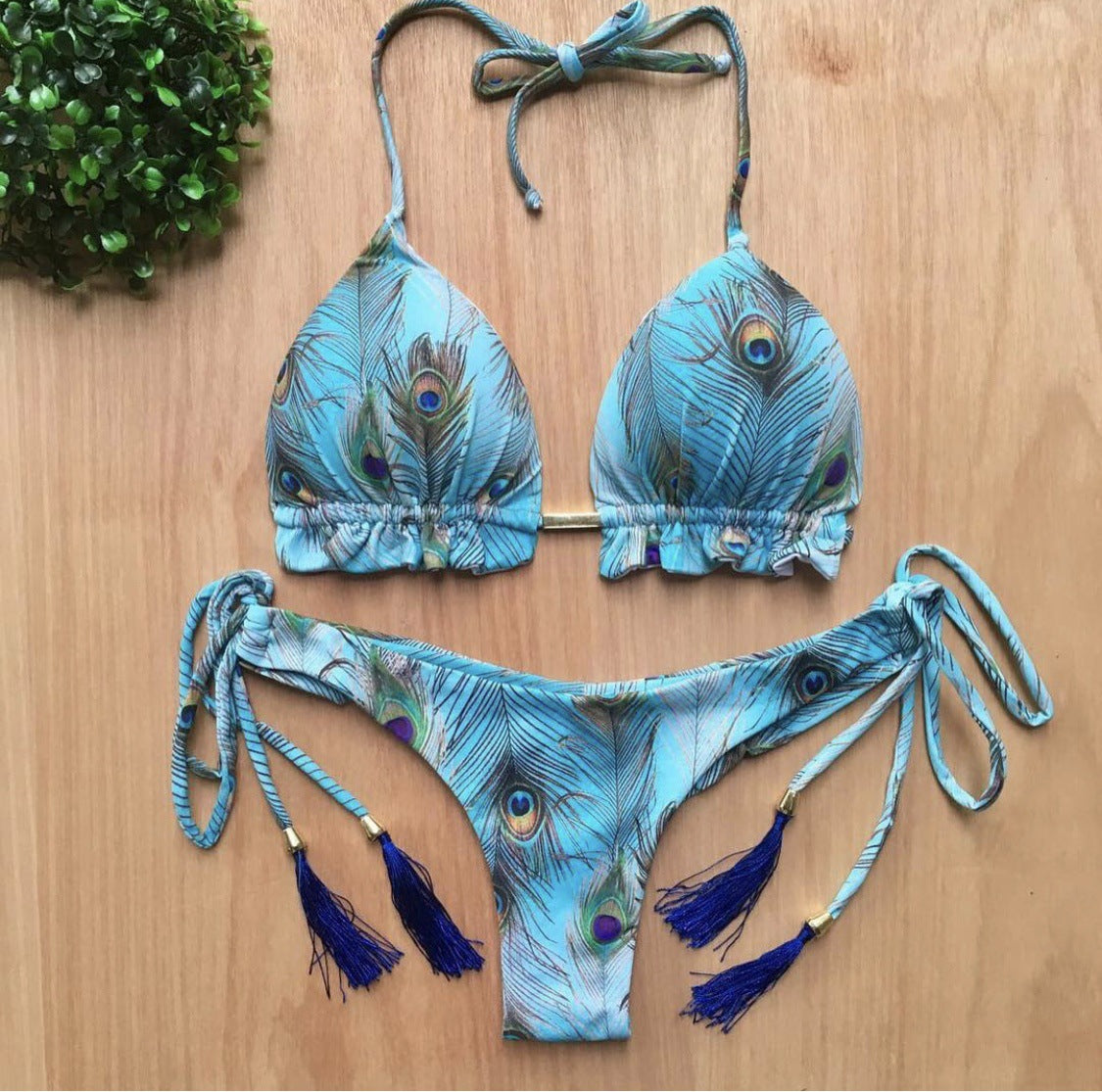 Cotton nylon lingerie bikini sets - image 8