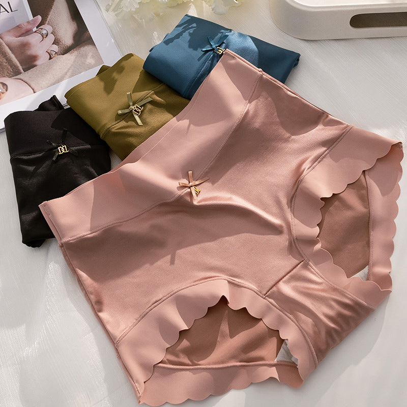 Elegant satin and polyester lingerie briefs - image 2