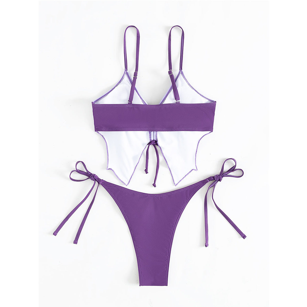 Backless polyester bikini sets - image 4