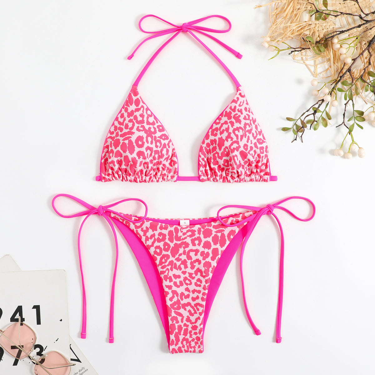 Elegant lace-up lace and nylon bras - image 3