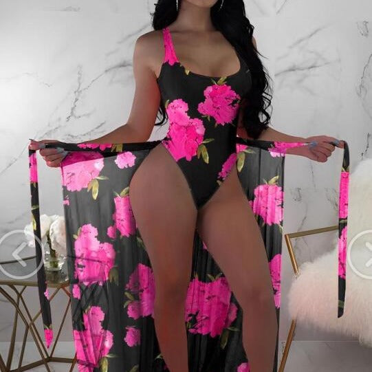 Mesh and polyester bikini sets - image 3