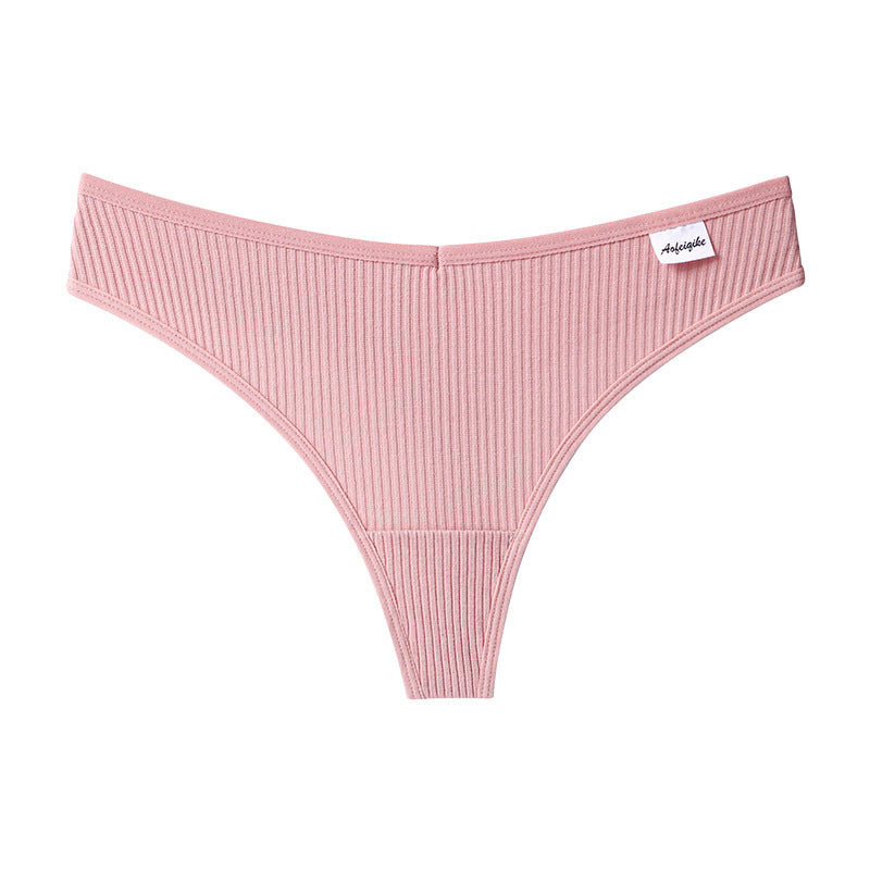 Low-waisted seamless breathable cotton lingerie briefs - image 3