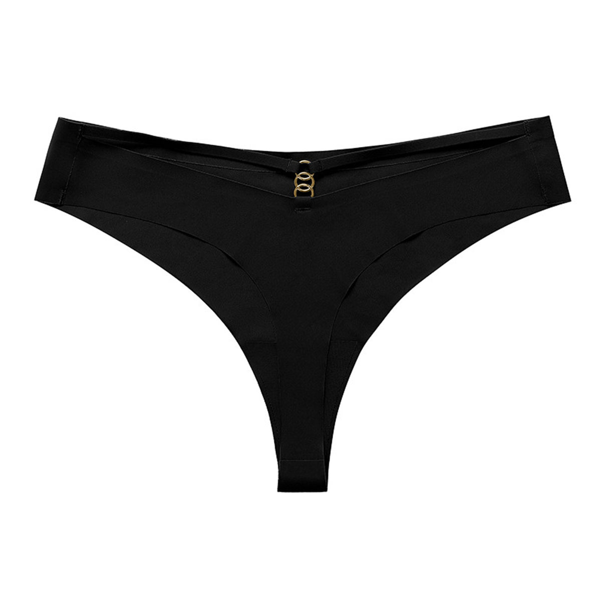Low-waisted seamless breathable silk lingerie bodysuits - image 3