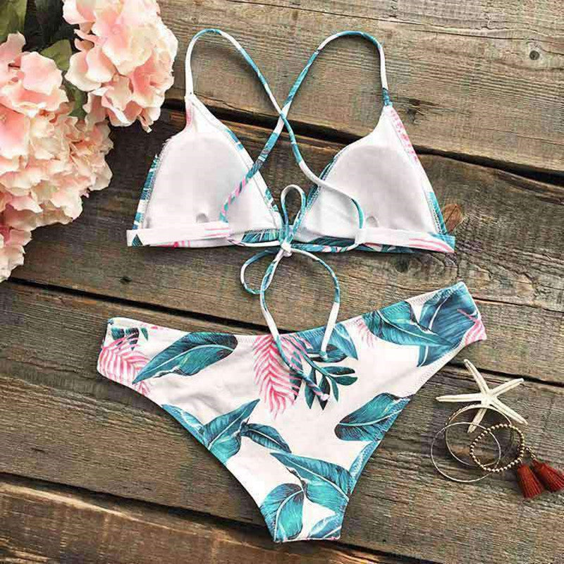 Stylish lace and nylon bikini sets - image 1