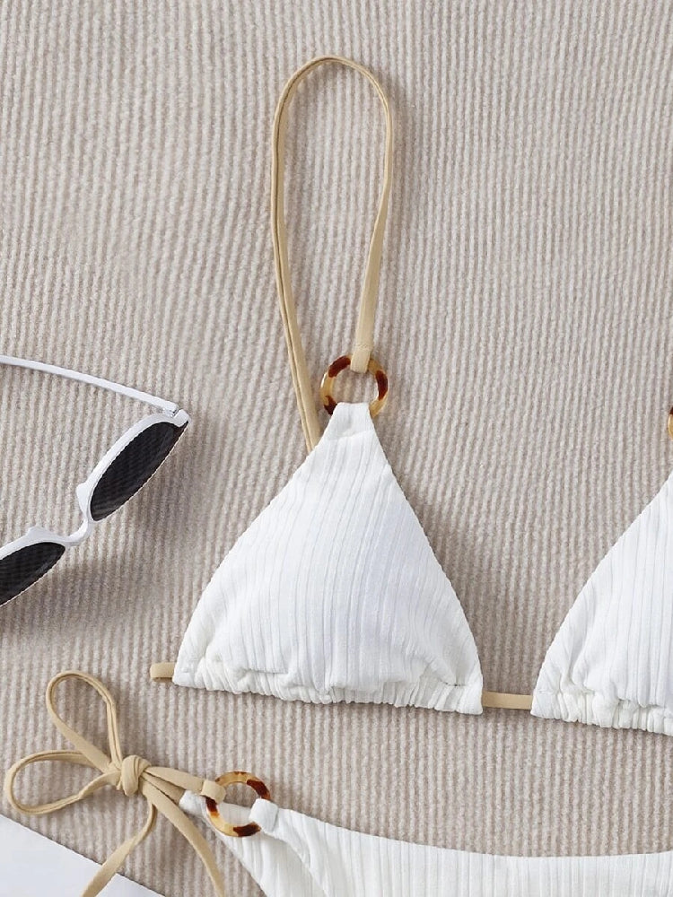 Elegant feminine backless polyester bras - image 2