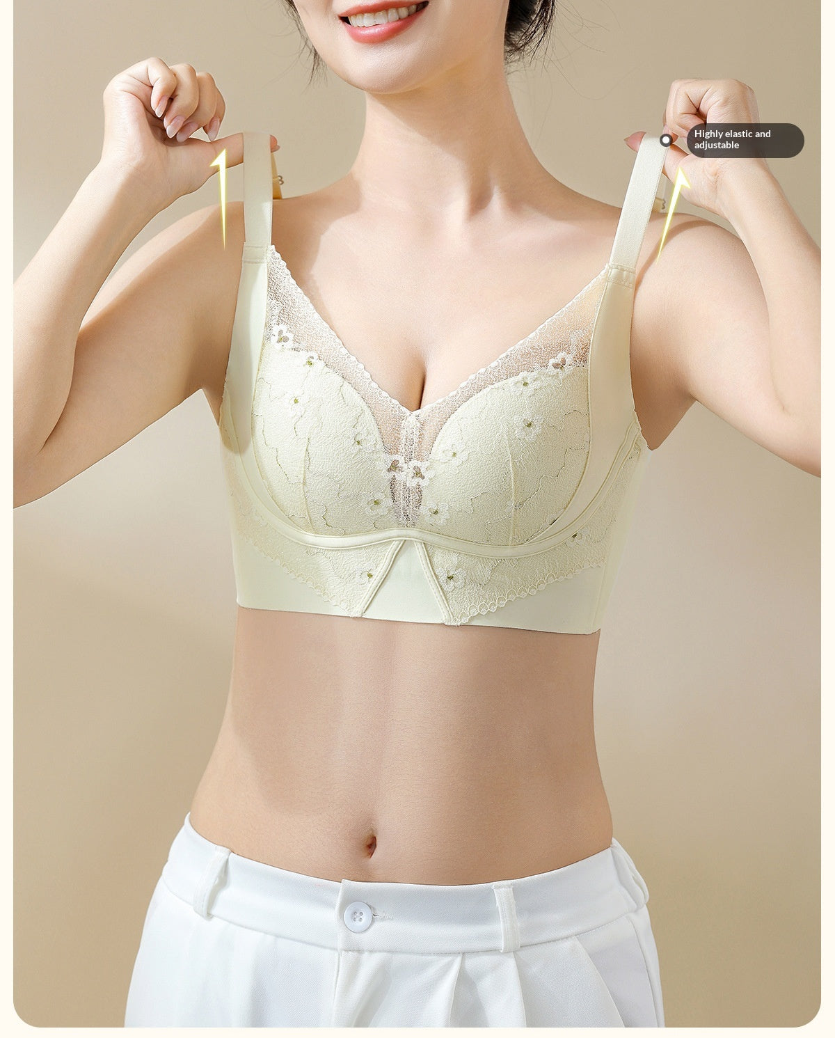Push-up breathable adjustable shaping lace lingerie briefs - image 3