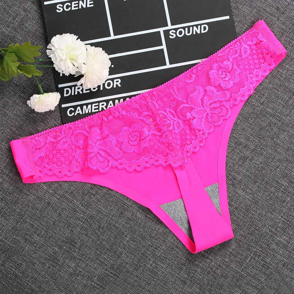 Elegant lace and cotton lingerie briefs - image 2