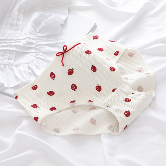 Elegant high-waisted cotton lingerie sets - image 1