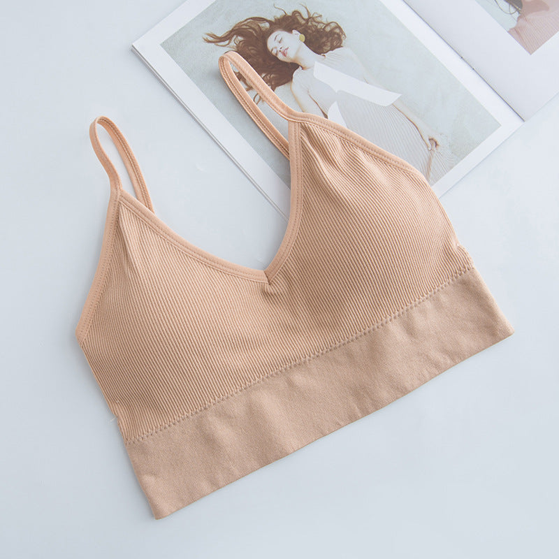 Elegant feminine nylon and spandex bras