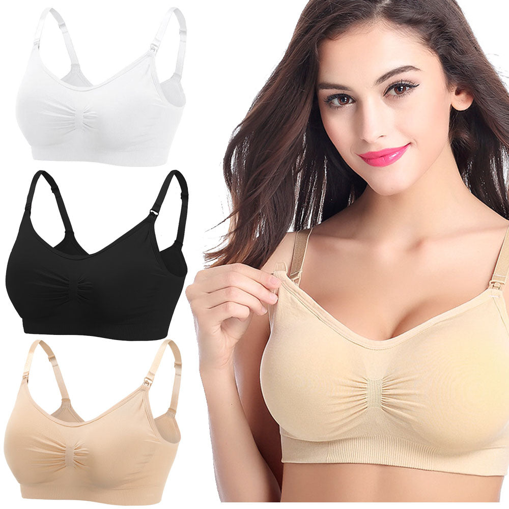 Underwire seamless wireless polyester bras