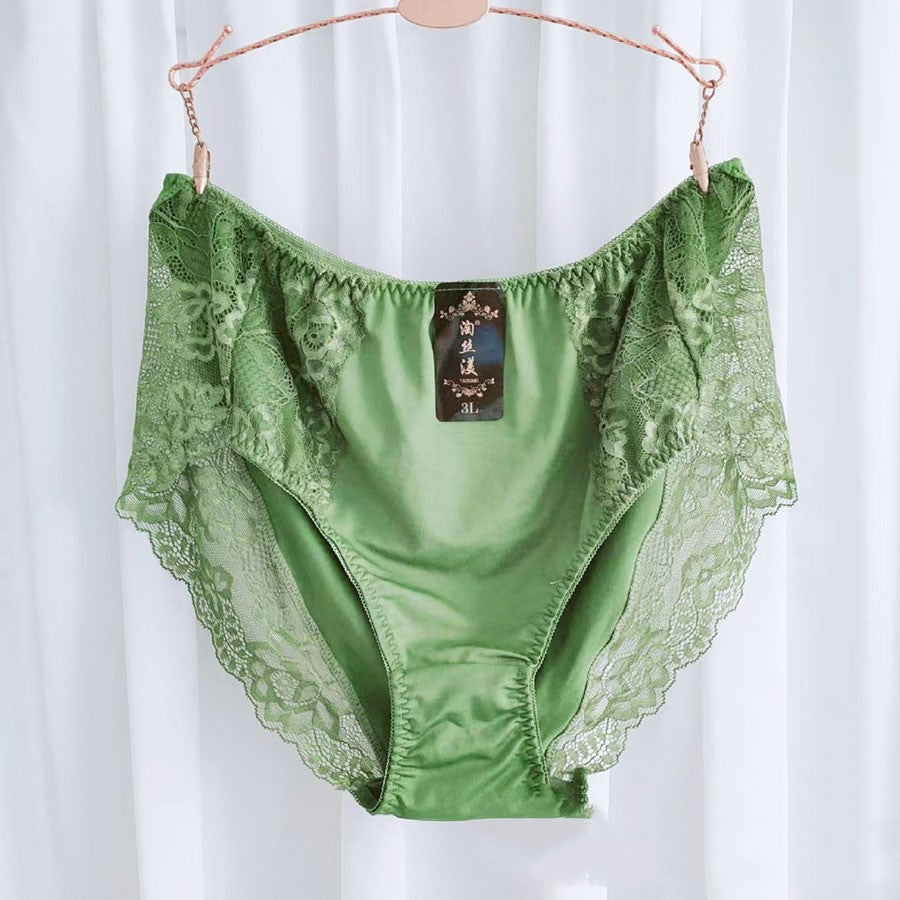 Elegant plus-size nylon lingerie briefs - image 2