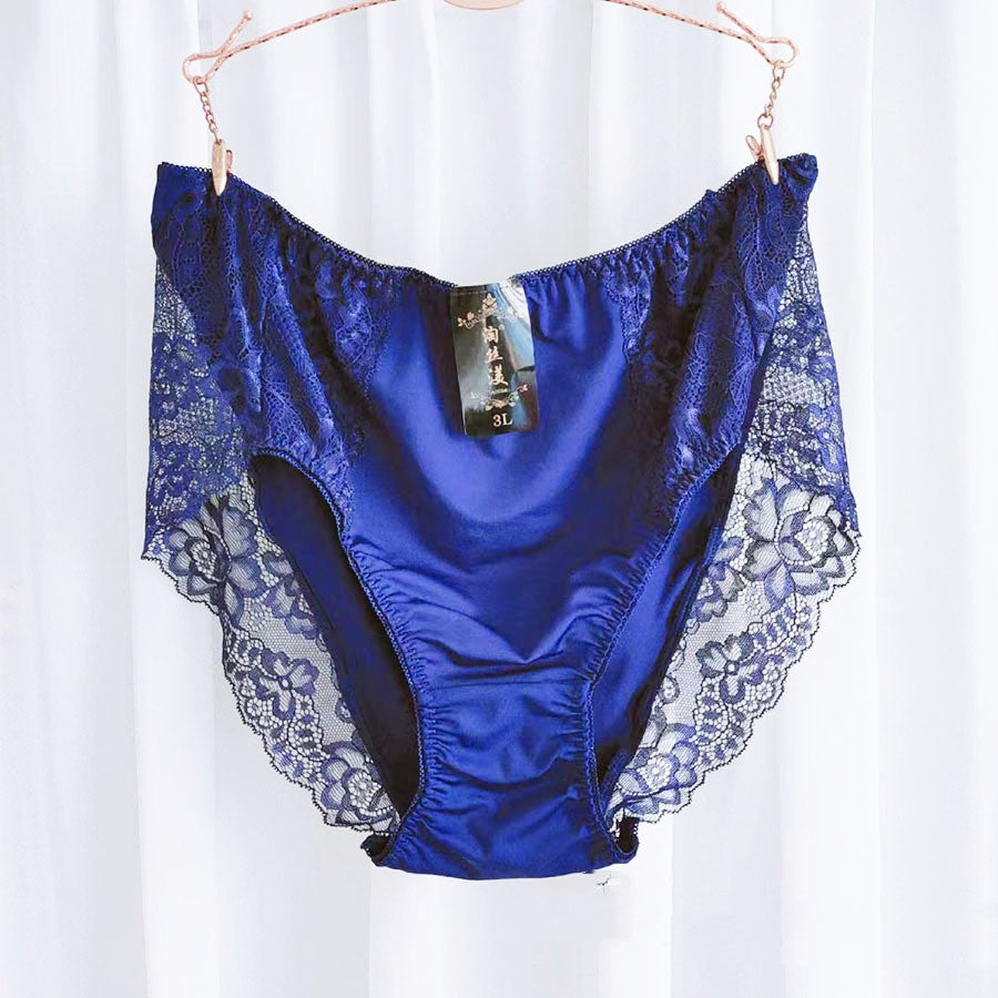 Elegant plus-size nylon lingerie briefs - image 3