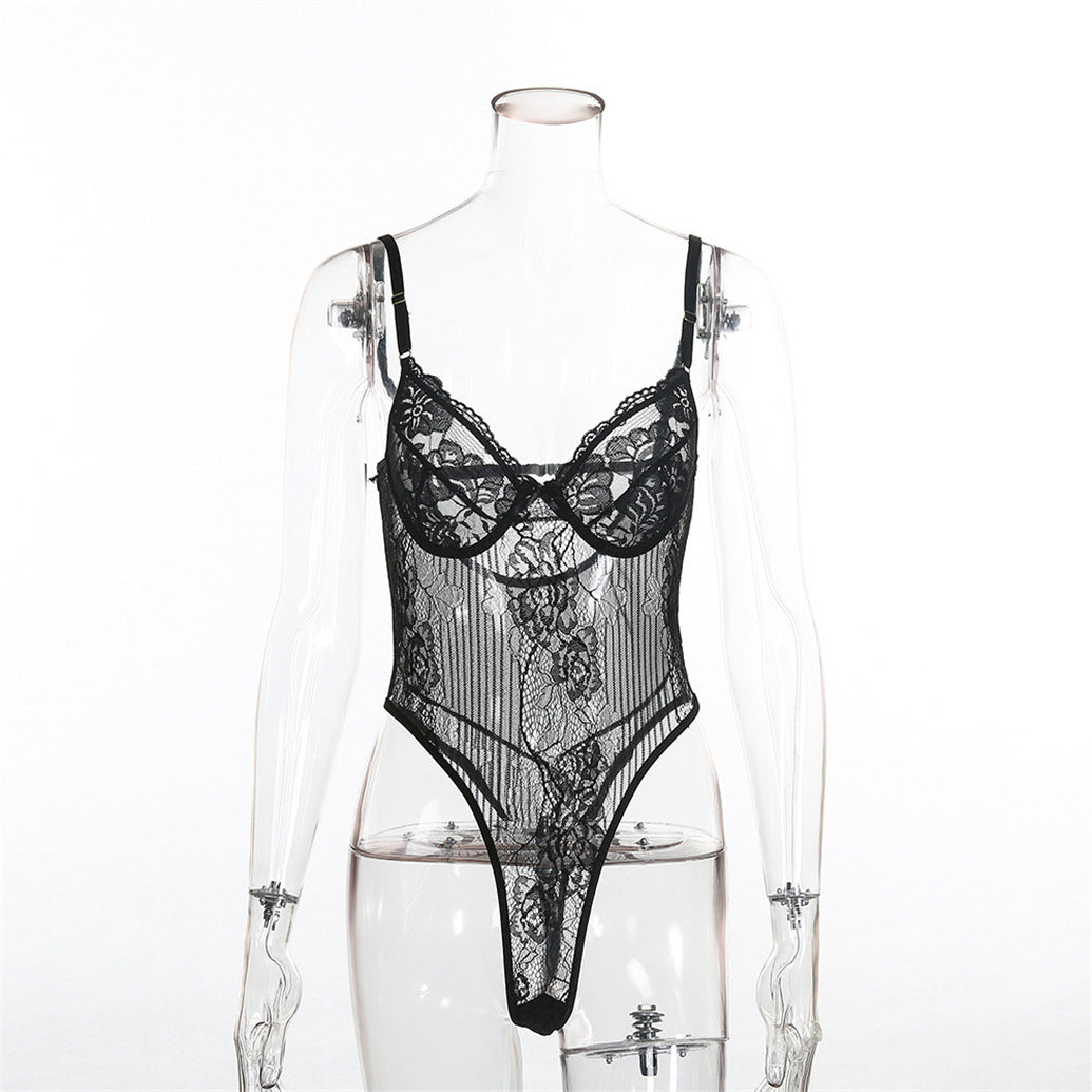 Lace and polyester nightwear sets - image 2