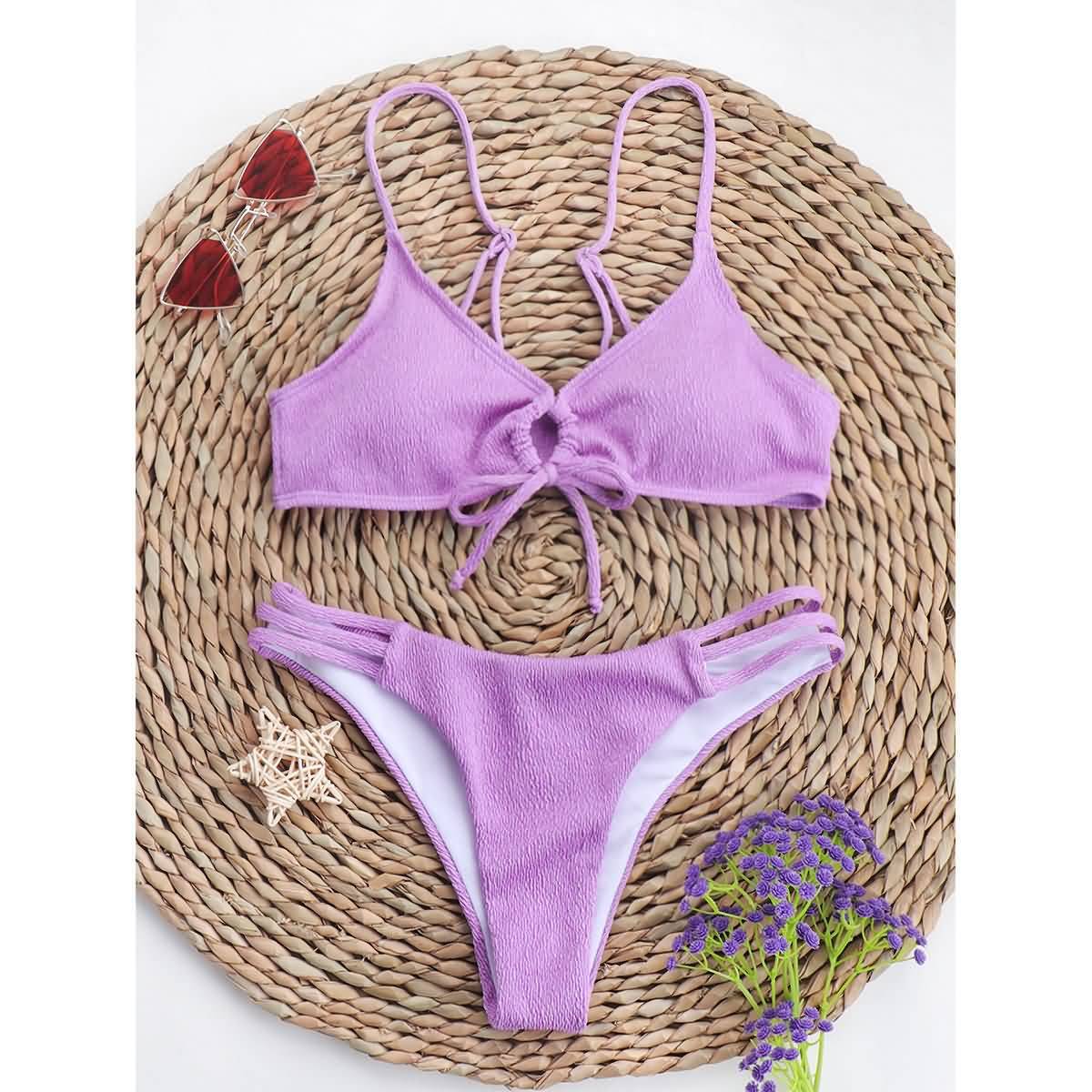 Padded polyester bikini sets - image 2
