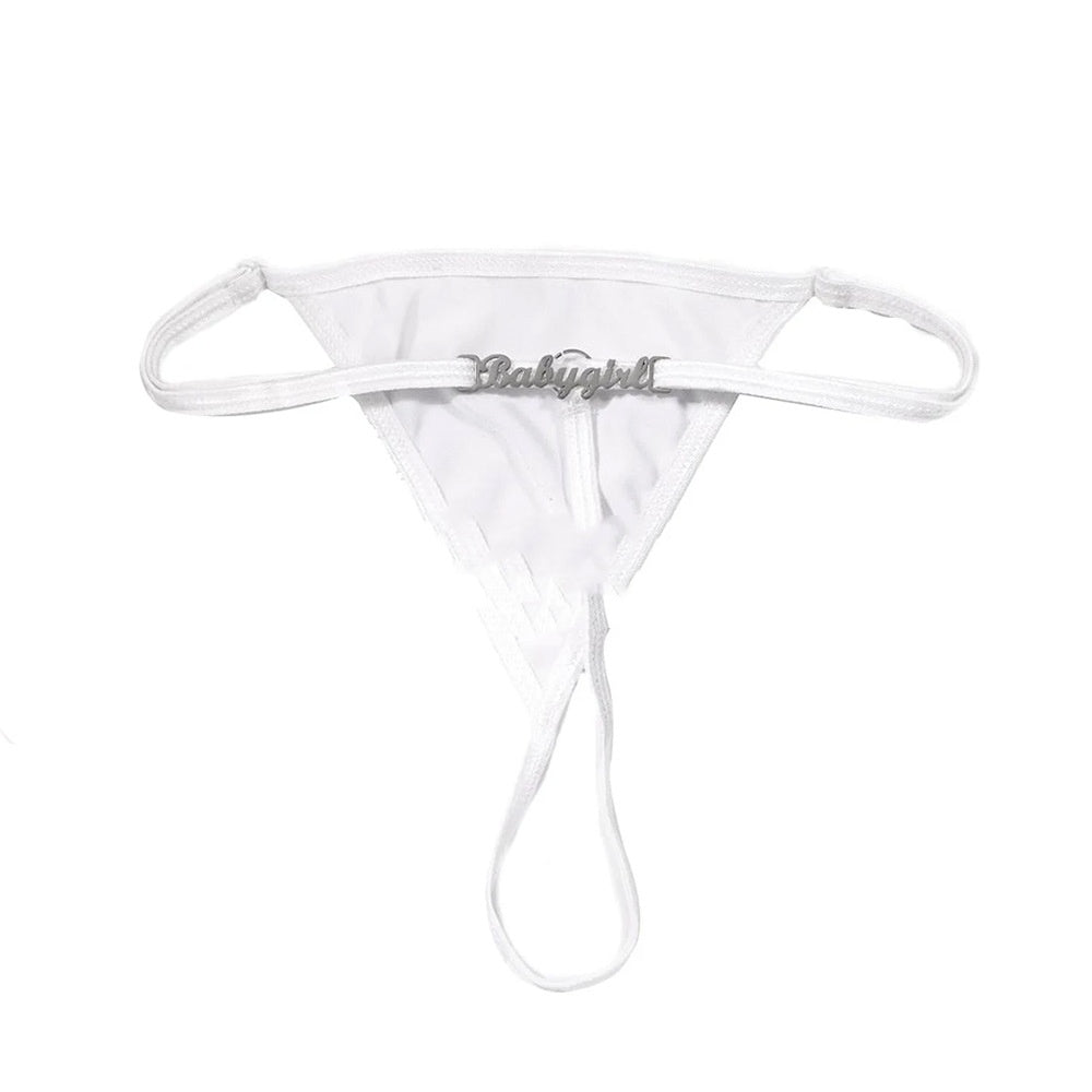 Elegant feminine polyester lingerie briefs - image 1