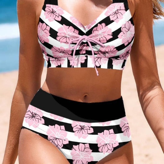 Stylish polyester and nylon bikini sets - image 1