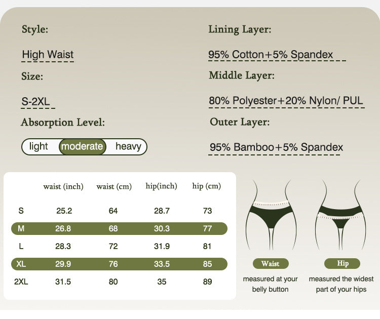 High-waisted breathable lace and cotton lingerie briefs - image 1
