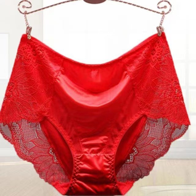 High-waisted shaping embroidered cotton lingerie briefs - image 3