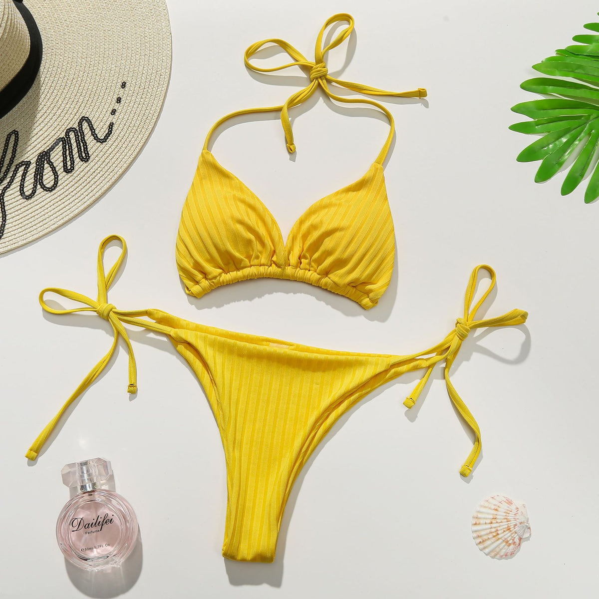 Elegant triangle banded polyester bras - image 2