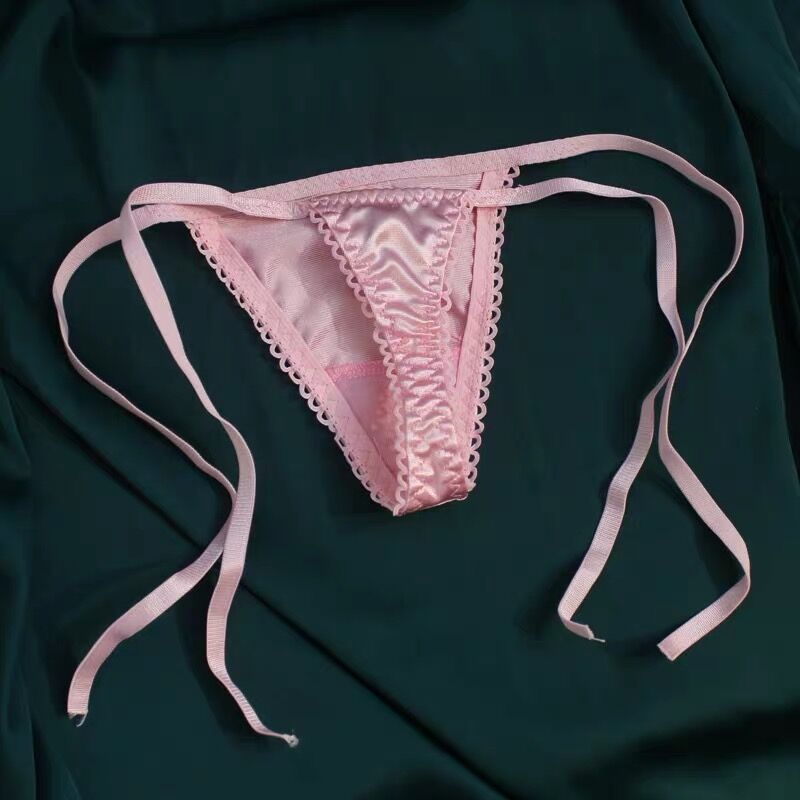 Low-waisted sheer lace and cotton lingerie briefs - image 2