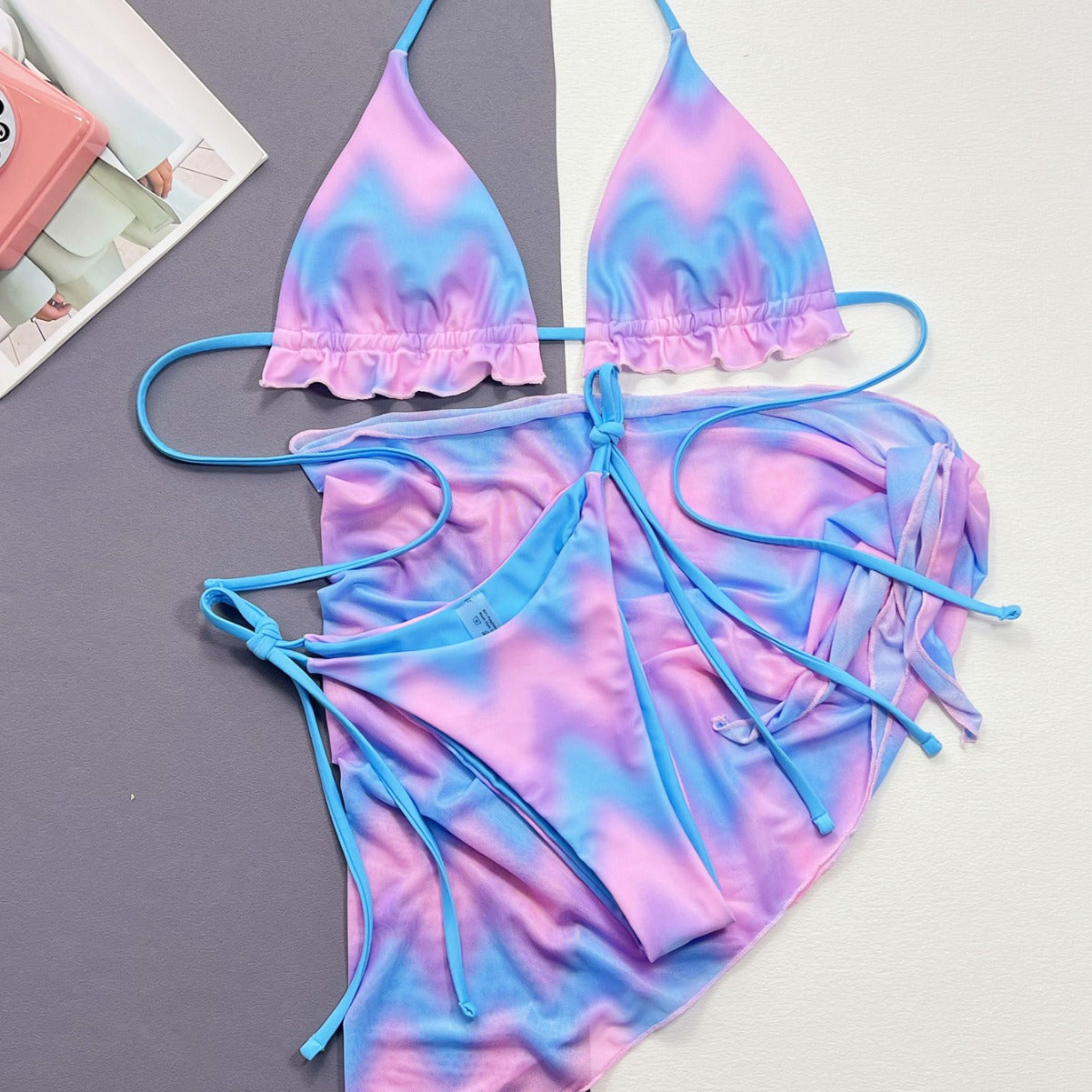Polyester lingerie bikini set - product image 1
