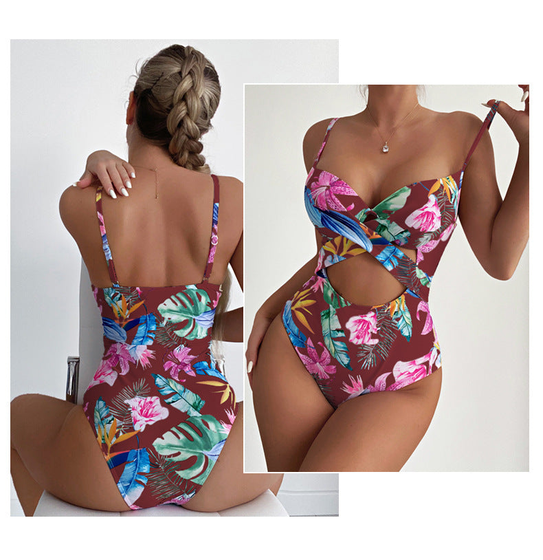 Stylish push-up polyester bikini sets - image 2