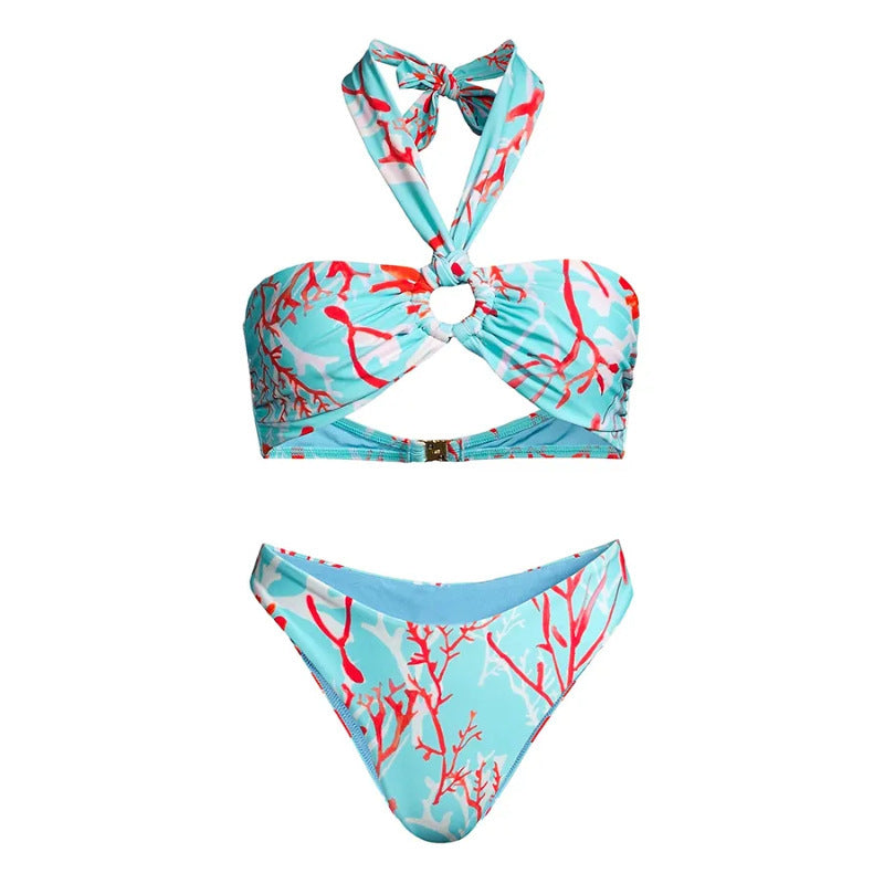 Floral polyester bikini sets - image 2