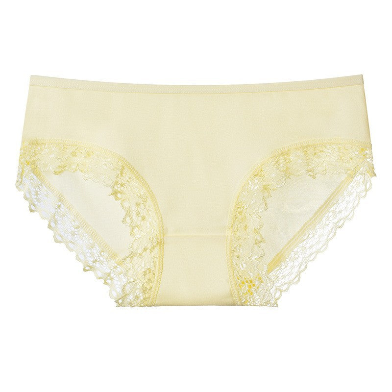 Low-waisted lace and silk lingerie briefs - image 2