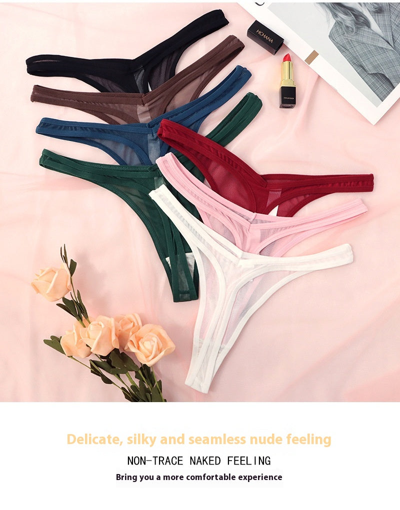 Low-waisted seamless nylon lingerie briefs - image 3