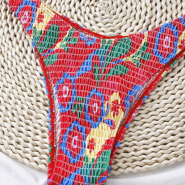 Underwire floral nylon lingerie briefs - image 3