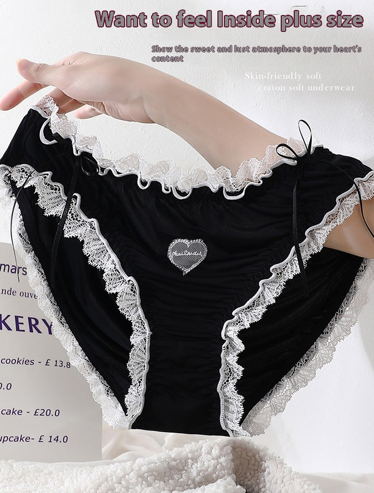 Seamless breathable cotton and nylon lingerie briefs - image 1