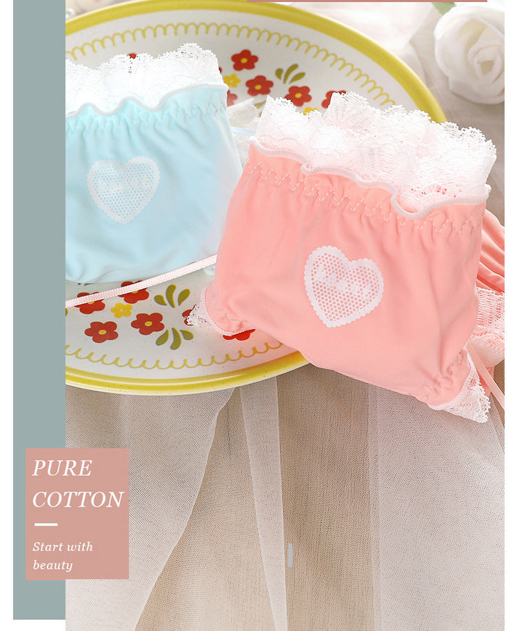 Breathable lace and silk lingerie briefs - image 3