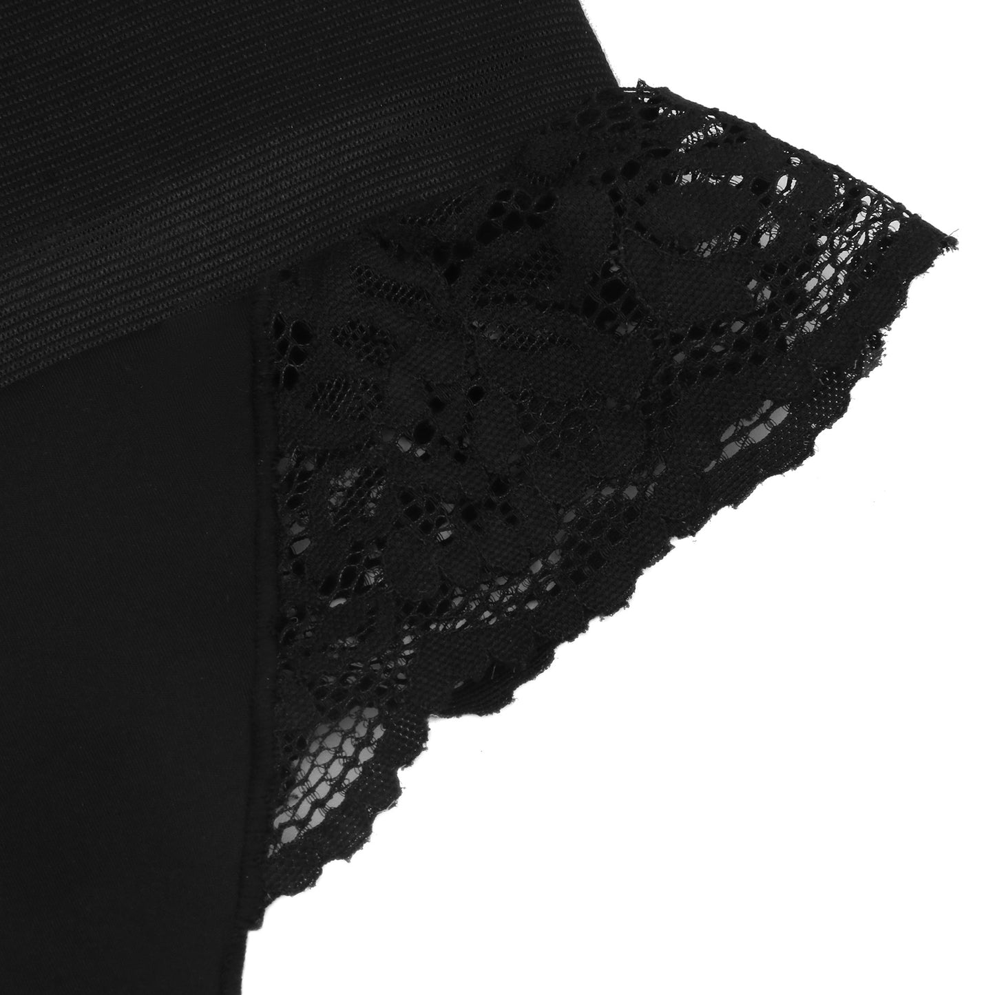 Breathable lace and nylon lingerie briefs - image 2