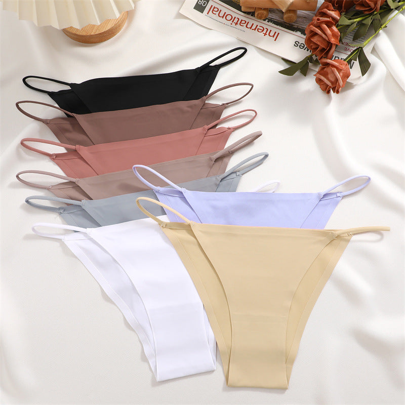 Low-waisted seamless nylon lingerie briefs - image 4