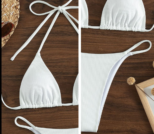 Stylish lace and nylon bikini sets - image 1